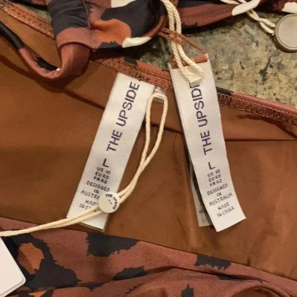 The upside leopard print two-piece bikini Sz L - Picture 7 of 7